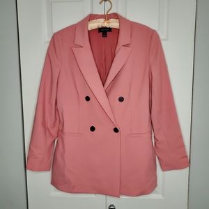 Halogen double breasted blazer
